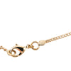 Chanel CC Gold Plated Enamel Round Pendant Necklace Secondhand