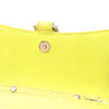 Balenciaga Shiny Calfskin Crocodile Embossed Hourglass Wallet On Chain Secondhand