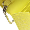 Balenciaga Shiny Calfskin Crocodile Embossed Hourglass Wallet On Chain Secondhand