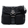 Prada Saffiano Trimmed Tessuto Buckle Messenger Bag Secondhand