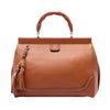 Secondhand Gucci Medium Calfskin Bold Bamboo Top Handle Bag