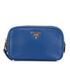 Prada Vitello Daino Cosmetic Pouch Secondhand