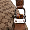 Gucci Large GG Canvas Bamboo Bar Tote Secondhand