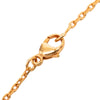 Hermès Gold Plated Enamel Mini Pop H Pendant Necklace Secondhand