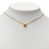 Hermès Gold Plated Enamel Mini Pop H Pendant Necklace Secondhand