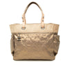 Chanel Large Quilted Coated Canvas Paris Biarritz Tote Secondhand