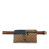 Gucci GG Canvas Web Double Pocket Belt Bag Secondhand