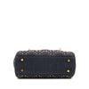 Dior Mini Denim Cannage Studded Supple Lady Dior Secondhand