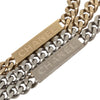 Chanel CC Two Tone Brass Logo Plate Chain Belt Secondhand