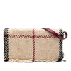 Burberry Mega Check Wool Shoulder Bag Secondhand