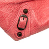 Balenciaga Lambskin Motocross Move On Drawstring Pouch Secondhand