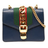Gucci Mini Calfskin Web Sylvie Chain Satchel Secondhand