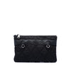 Prada Saffiano Trimmed Tessuto Impunturato Clutch Secondhand
