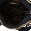 Prada Vitello Trimmed Tweed Flat Handbag Secondhand