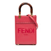 Fendi Mini Leather Sunshine Shopper Tote Secondhand