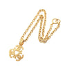 Chanel Gold Plated Triple CC Pendant Necklace Secondhand