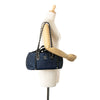 Secondhand Chanel CC Straw and Caviar Satchel