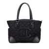 Chanel Paris New York Quilted Nylon Tote Secondhand