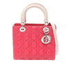 Dior Medium Bicolor Lambskin Cannage Lady Dior Secondhand