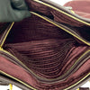 Prada Soft Calf Trimmed Tessuto Zip Top Satchel Secondhand