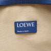 LOEWE Large Linen Embossed Calfskin Anagram T Pouch Secondhand