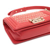 Chanel Small Straw and Lambskin Boy Flap Secondhand