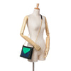 Secondhand Celine Tricolor Leather Pocket Envelope Zip Crossbody