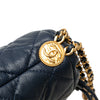 Chanel Mini Quilted Caviar Medallion Charms Drawstring Bucket Bag Secondhand