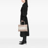 Secondhand Dior Medium Embroidered Canvas Stripes Book Tote