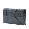 Dior Metallic Patent Microcannage Diorama Wallet on Chain Secondhand