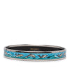 Hermès Narrow Dolphin Enamel Bangle 65 Secondhand