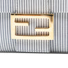 Fendi Striped Jersey Baguette Satchel Secondhand