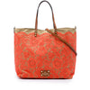 Valentino Canvas Rockstud Glam Lace Reversible Tote Secondhand
