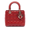 Secondhand Dior Medium Lambskin Cannage Lady Dior