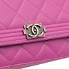Chanel Lambskin Boy Wallet on Chain Secondhand