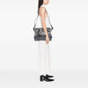 Burberry Glitter Smoke Check Canvas Check Satchel Secondhand