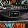 Prada Small Saffiano Lux Lily Print Galleria Double Zip Satchel Secondhand