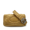 Secondhand Chanel Quilted Aged Calfskin Vintage Ligne Messenger Flap