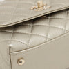 Chanel Mini Quilted Caviar Coco Top Handle Bag Secondhand