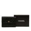 Chanel CC Satin Diamond Stitch Clutch Secondhand