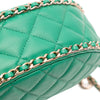 Chanel Small Quilted Lambskin Chain Around Hook Hobo Bag Secondhand