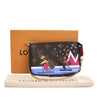 Louis Vuitton Monogram Bears on Skis Christmas Animation Mini Pochette Accessories Secondhand