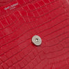 Saint Laurent Medium Croc Embossed Leather Sunset Crossbody Secondhand