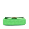 Fendi Zucca Embossed Leather Chain Midi Baguette Secondhand