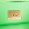 Fendi Zucca Embossed Leather Chain Midi Baguette Secondhand