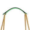 Fendi Zucca Embossed Leather Chain Midi Baguette Secondhand