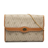 Dior Honeycomb Coated Canvas Chain Crossbody Secondhand