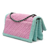 Chanel CC Quilted Bicolor Tweed Flap Secondhand