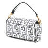 Fendi Joshua Vides California Sky Medium Embossed Leather Baguette Satchel Secondhand