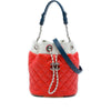 Chanel CC Multicolor Quilted Lambskin Cuba Drawstring Bucket Bag Secondhand